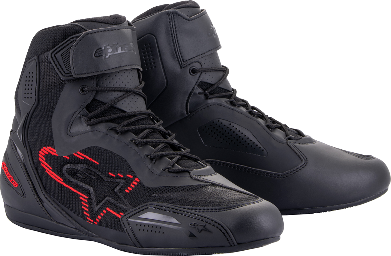 ALPINESTARS Faster-3 Rideknit® Shoes - Black/Gray/Red - US 12.5 25103191993-125