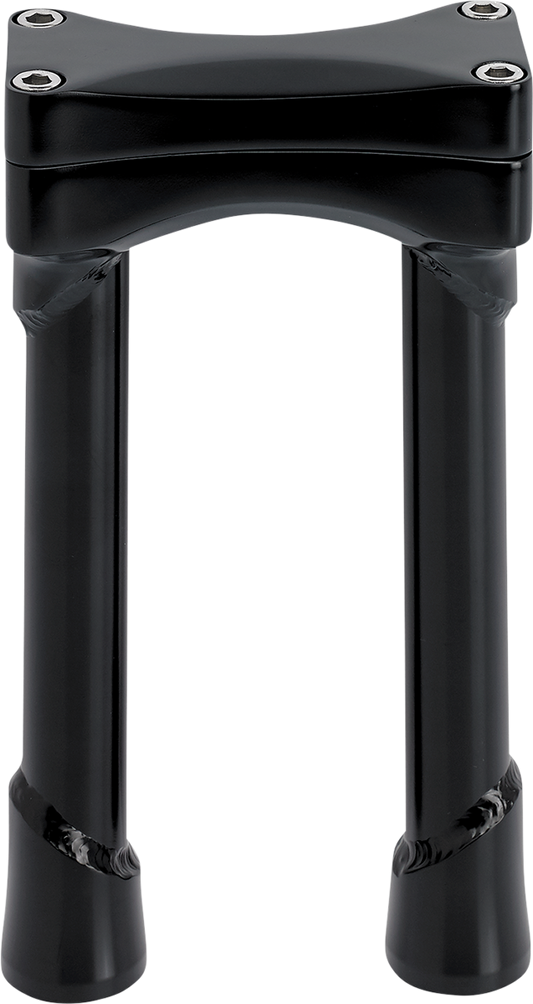 BILTWELL Risers - Murdock - Oversized - 8" - Black 6413-201-08