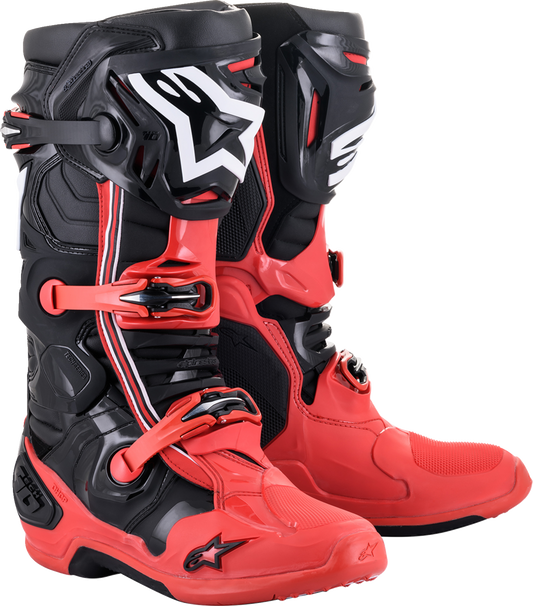 ALPINESTARS Tech 10 Acumen Boots - Black/Red - US 8 2010020-312-8