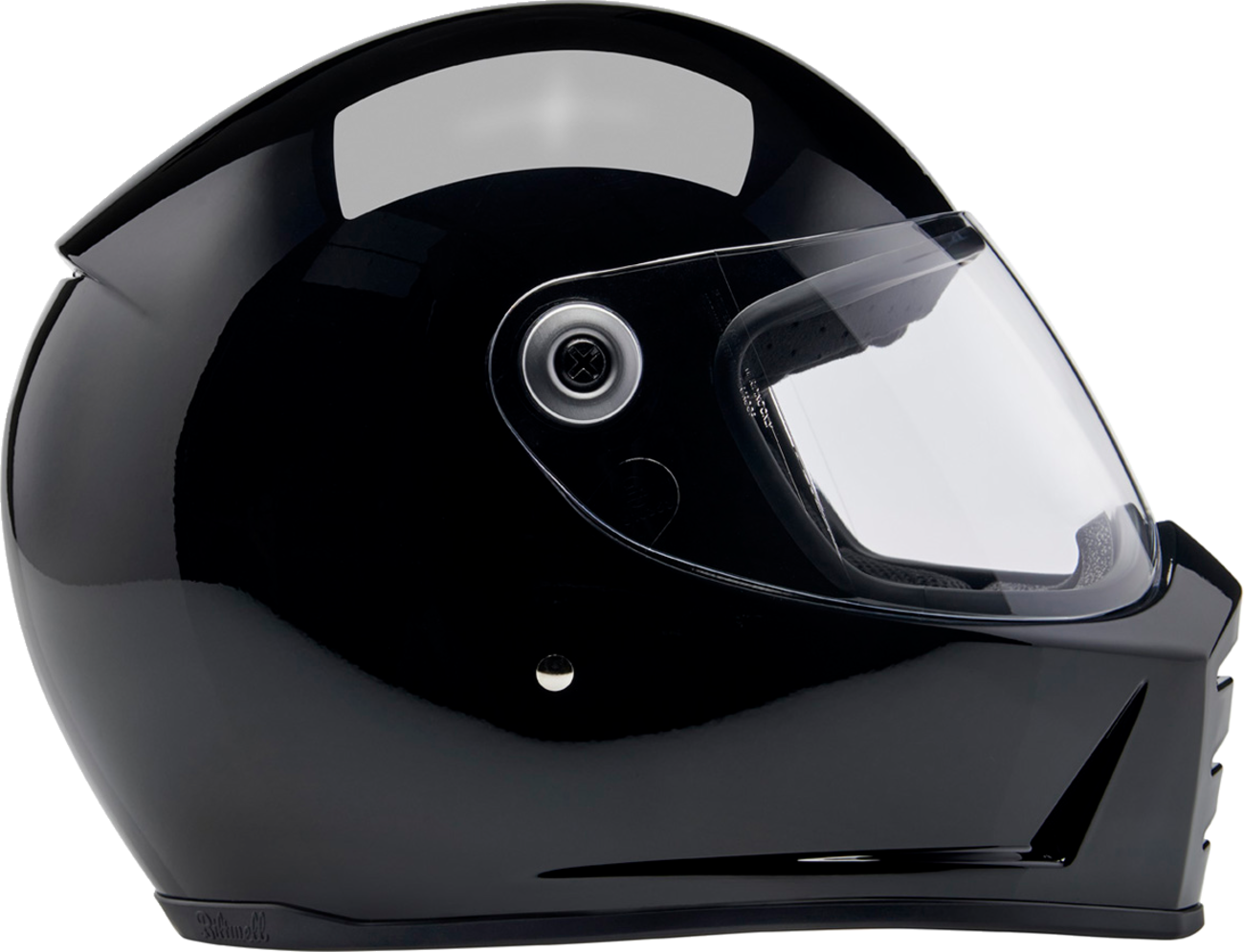 BILTWELL Lane Splitter Helmet - Gloss Black - Large 1004-101-504