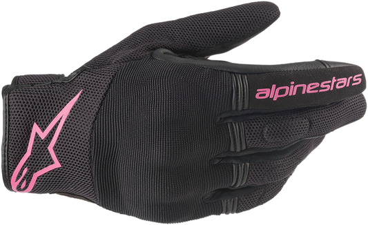 ALPINESTARS Women's Copper Gloves - Black/Fuchsia - XS 3598420-1039-XS