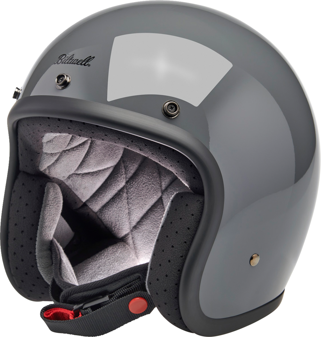 BILTWELL Bonanza Helmet - Gloss Storm Gray - Medium 1001-165-203