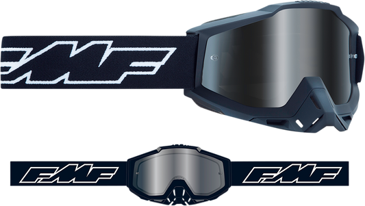 FMF Youth PowerBomb Goggles - Rocket - Black - Silver Mirror F-50048-00001 2601-2999