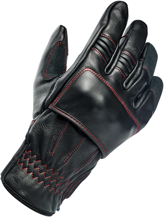 BILTWELL Belden Gloves - Redline - Small 1505-0108-302