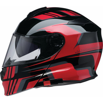 Z1R Solaris 2.0 Modular Helmet - Slater - Red - XS 0100-2451