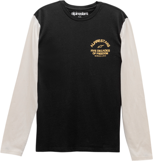 IN STOCK ALPINESTARS Decades Long-Sleeve T-Shirt - Black - Medium 12117400910M
