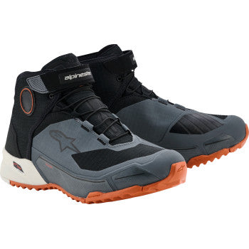 ALPINESTARS CR-X Drystar® Shoes - Black/Dark Gray/Rust - US 10.5 / EU 43.5 2611820-1547-10.5