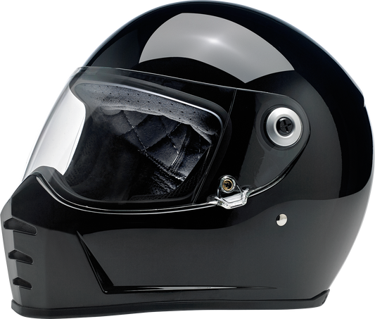 BILTWELL Lane Splitter Helmet - Gloss Black - Large 1004-101-104