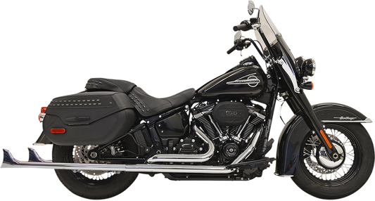 BASSANI XHAUST Fishtail Exhaust without Baffle - 36" 2018-2019 1S76E-36