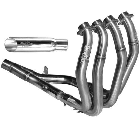 Voodoo Shorty Full Exhaust system  Polished Hayabusa 22-23 G3