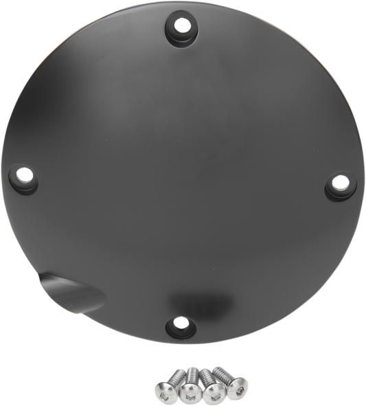 DRAG SPECIALTIES Derby Cover - Satin Black 33-0016KSB