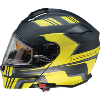 Z1R Solaris 2.0 Helmet - First Tracks - Electric - Dual Pane - Black/Hi-Viz - 2XL 0120-0842