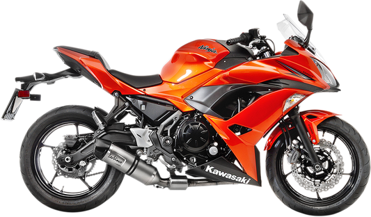 LEOVINCE LV One Evo Exhaust System - Stainless Steel - Ninja 650/Z650 2017-2024  14181EU 1810-2613