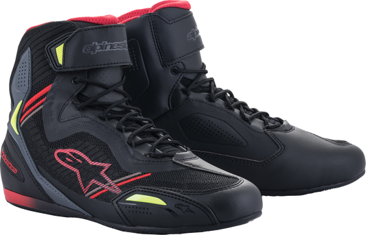 ALPINESTARS Faster-3 Rideknit® Shoes - Black/Red/Yellow - US 10 251031913610
