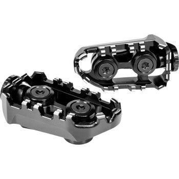GILLES TOOLING Tech-X Enduro Footpeg - Driver - Black RGK-510-UF35-SET-B