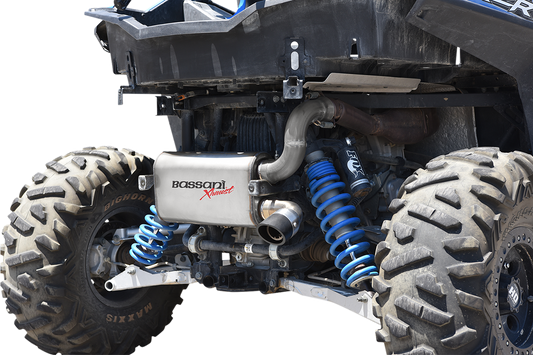BASSANI XHAUST Muffler - Stainless Steel - RZR XP 900 2014 6R9017