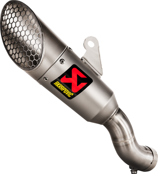 IN STOCK R3 AKRAPOVIC Slip-On Line Muffler - Titanium End Cap YZF-R3/MT-03 2022-2025  S-Y3SO6-IVOSS 1811-4327