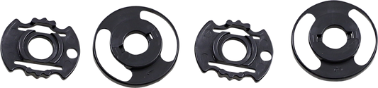 BILTWELL Gringo S/Lane Splitter Base Plate - Gen 2 - Black - Pair 0034-24