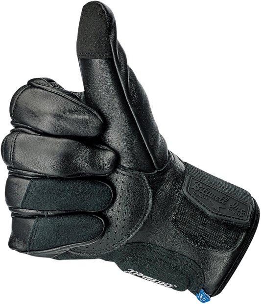 BILTWELL Belden Gloves - Black - Large 1505-0101-304