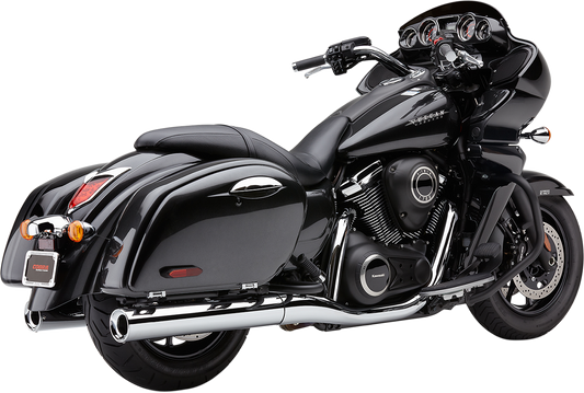 COBRA Mufflers - Billet Tip - VN1700 Vaquero/Voyager  2009 -2019 4230