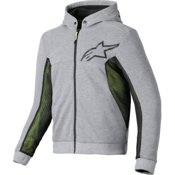 IN STOCK ALPINESTARS Chrome Air Sport Hoodie - Heather Gray/Black - Large 4200425-9196-L