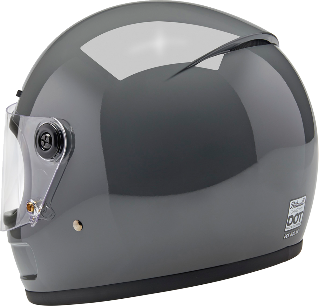 BILTWELL Gringo SV Helmet - Gloss Storm Gray - XS 1006-109-501