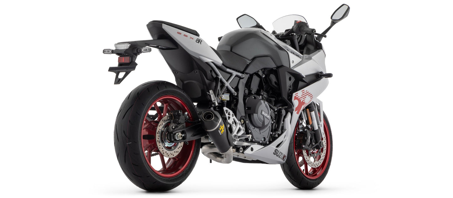 71979PKN Arrow Works HOMOLOGATED NICHROM "DARK" full system with Catalytic converter  SUZUKI GSX-8S /R 2022-2025
