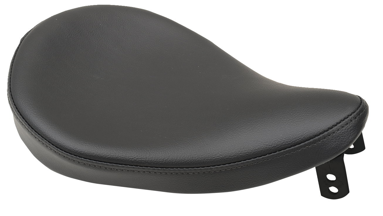 DRAG SPECIALTIES Seat - Spring Solo - Small - Smooth - Black ACT SMALL BLK VINYL SEAT 0806-0109