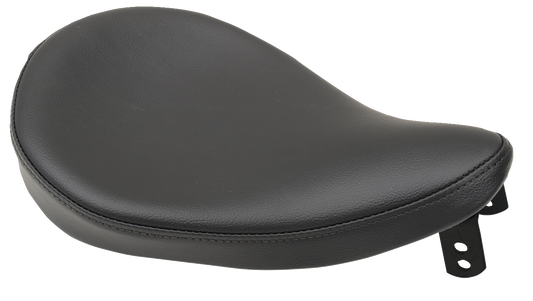 DRAG SPECIALTIES Seat - Spring Solo - Small - Smooth - Black ACT SMALL BLK VINYL SEAT 0806-0109