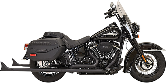 BASSANI XHAUST Fishtail Exhaust with Baffle - 39"  Softail 2018-2019  1S96EB39