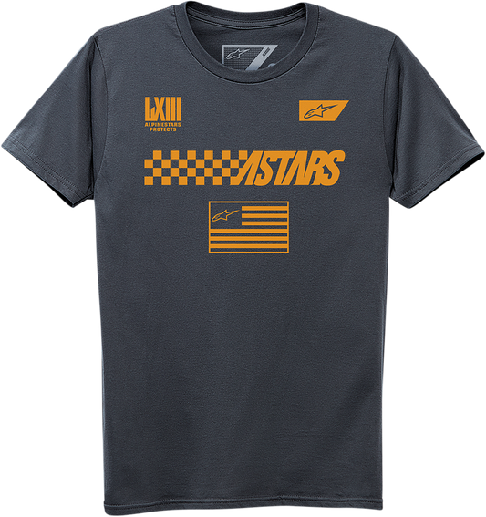IN STOCK Open Box new  ALPINESTARS Front T-Shirt - Charcoal - XL 12307211118XL