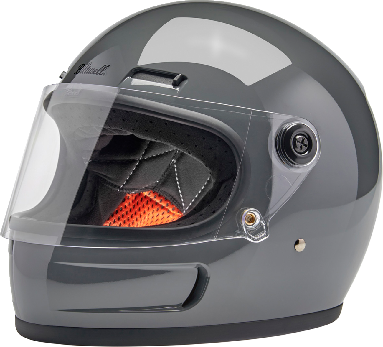 BILTWELL Gringo SV Helmet - Gloss Storm Gray - Small 1006-109-502