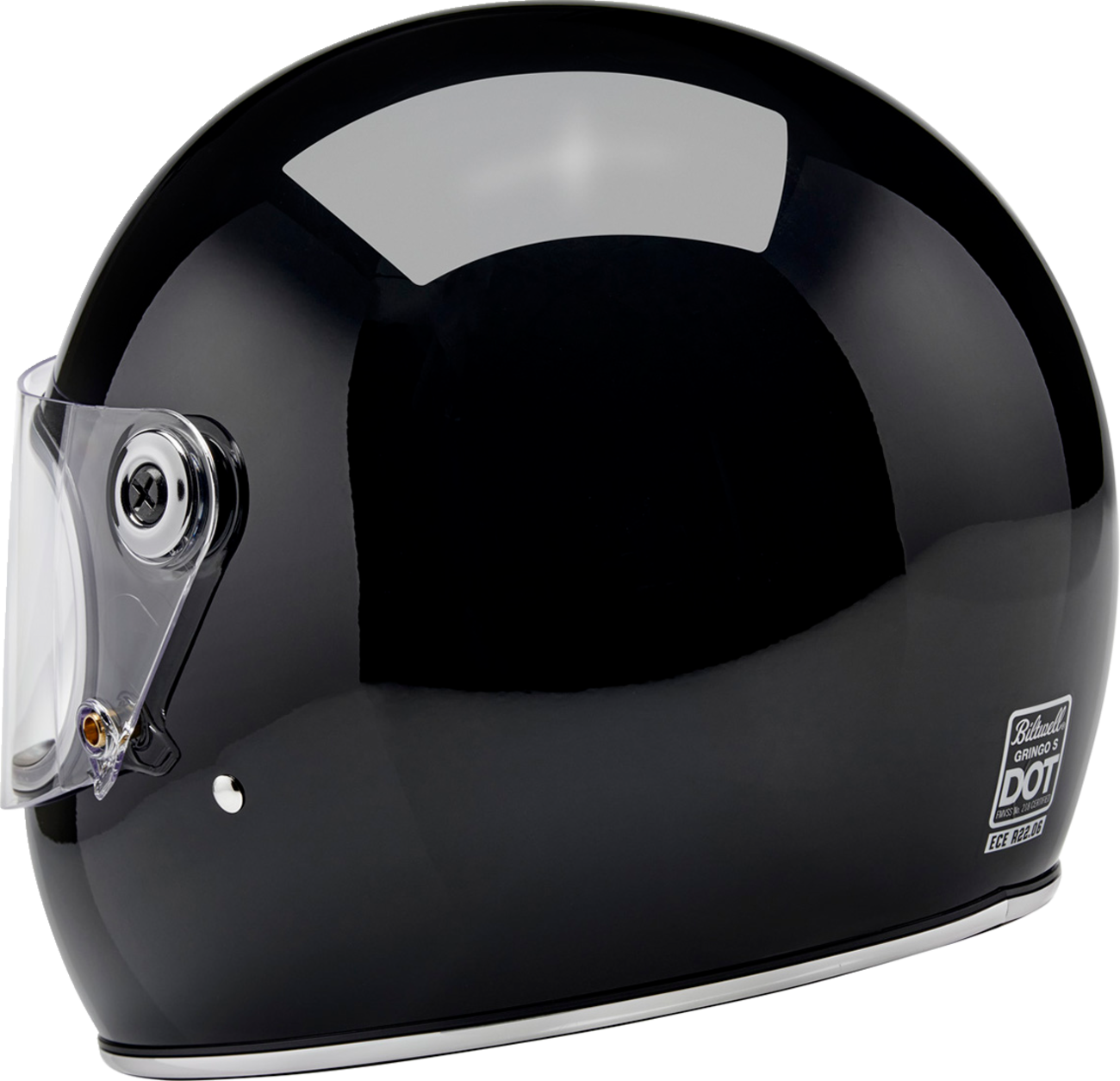 BILTWELL Gringo S Helmet - Gloss Black - XS 1003-101-501