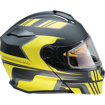 Z1R Solaris 2.0 Helmet - First Tracks - Electric - Dual Pane - Black/Hi-Viz - XL 0120-0841