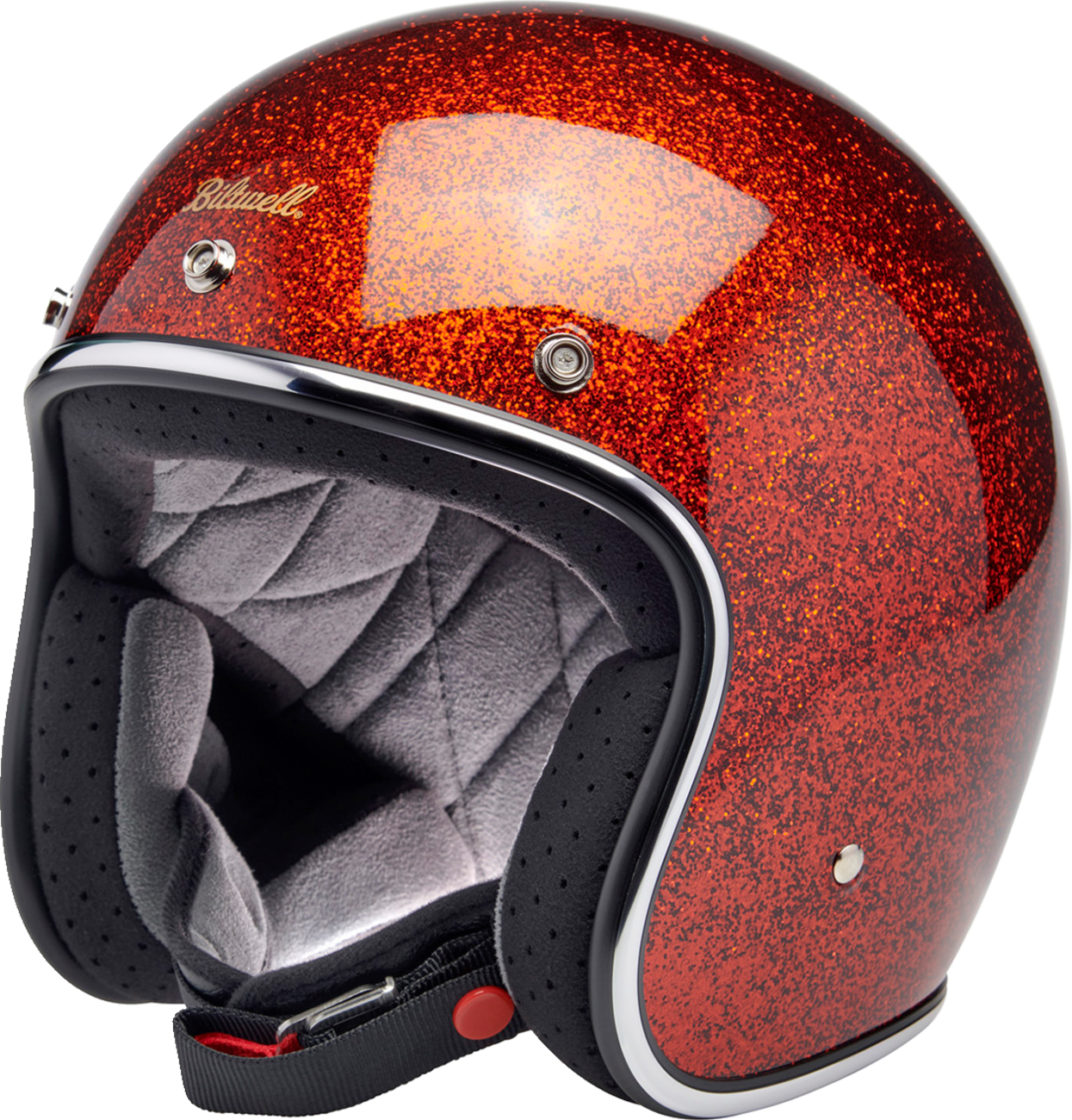 BILTWELL Bonanza Helmet - Rootbeer Megaflake - Large 1001-457-204