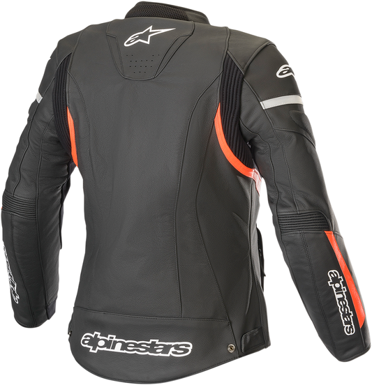 IN STOCK ALPINESTARS Stella Women's Kira Leather Jacket - Black/Red - US 6 / EU 42 3112019-1030-42