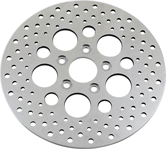 DRAG SPECIALTIES Drilled Brake Rotor - Rear - 11.5" - Harley-Davidson 060181ASP-BC648