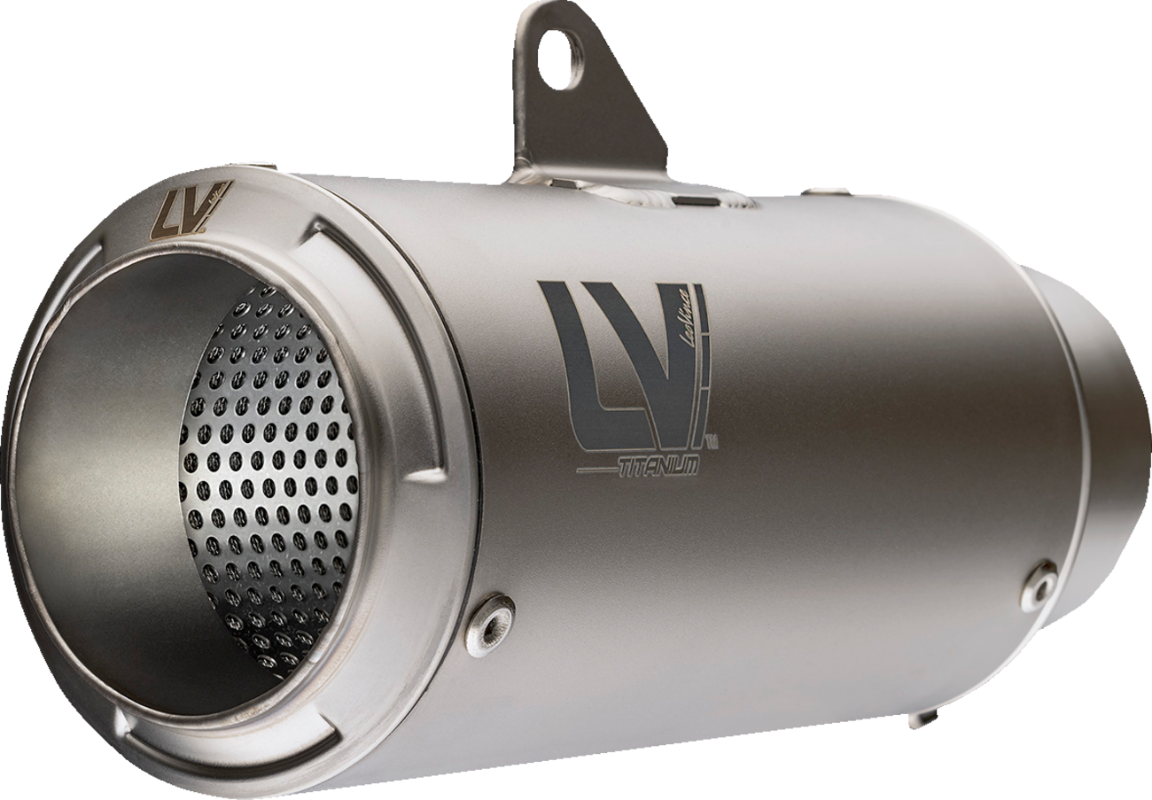 LEOVINCE LV Corsa Muffler - Titanium Ninja 400/500 2018-2025 15400TU 1811-4305