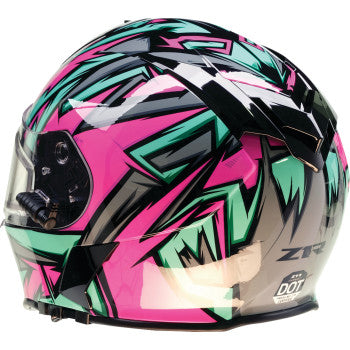 Z1R Warrant Snow Helmet - Neuron - Pink/Teal - XS 0101-17209