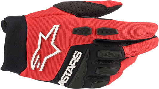ALPINESTARS Full Bore Gloves - Bright Red/Black - Small 3563622-3031-S