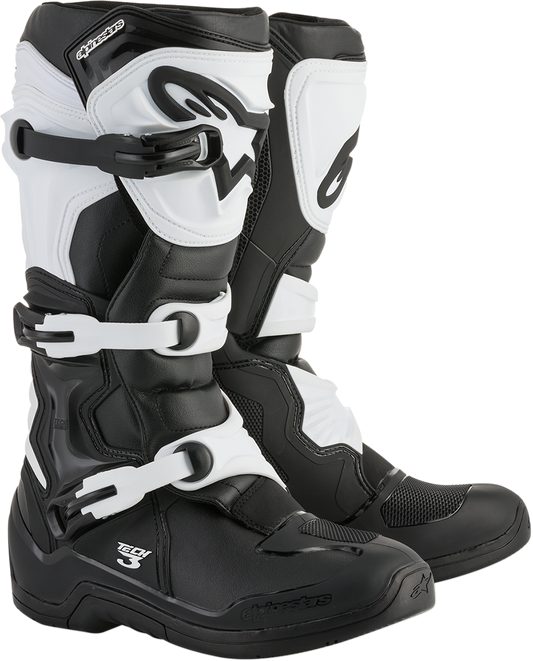 ALPINESTARS Tech 3 Boots - Black/White - US 8 2013018-12-8