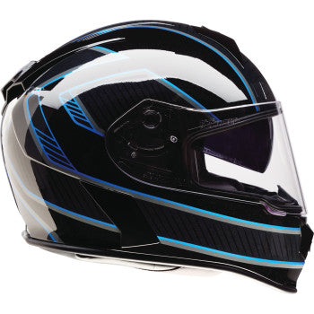 Z1R Warrant Helmet - Amplify - Black/Blue - Large 0101-17888