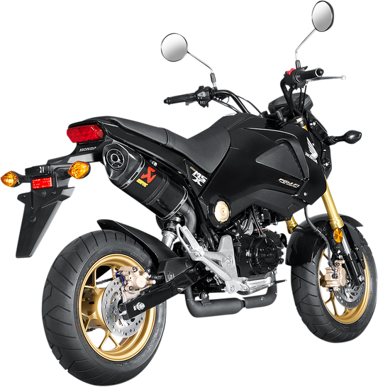 AKRAPOVIC Slip-On Line Muffler - Carbon Fiber Grom 125 MSX 2013-2015 S-H125SO1-HAPC 1811-2692