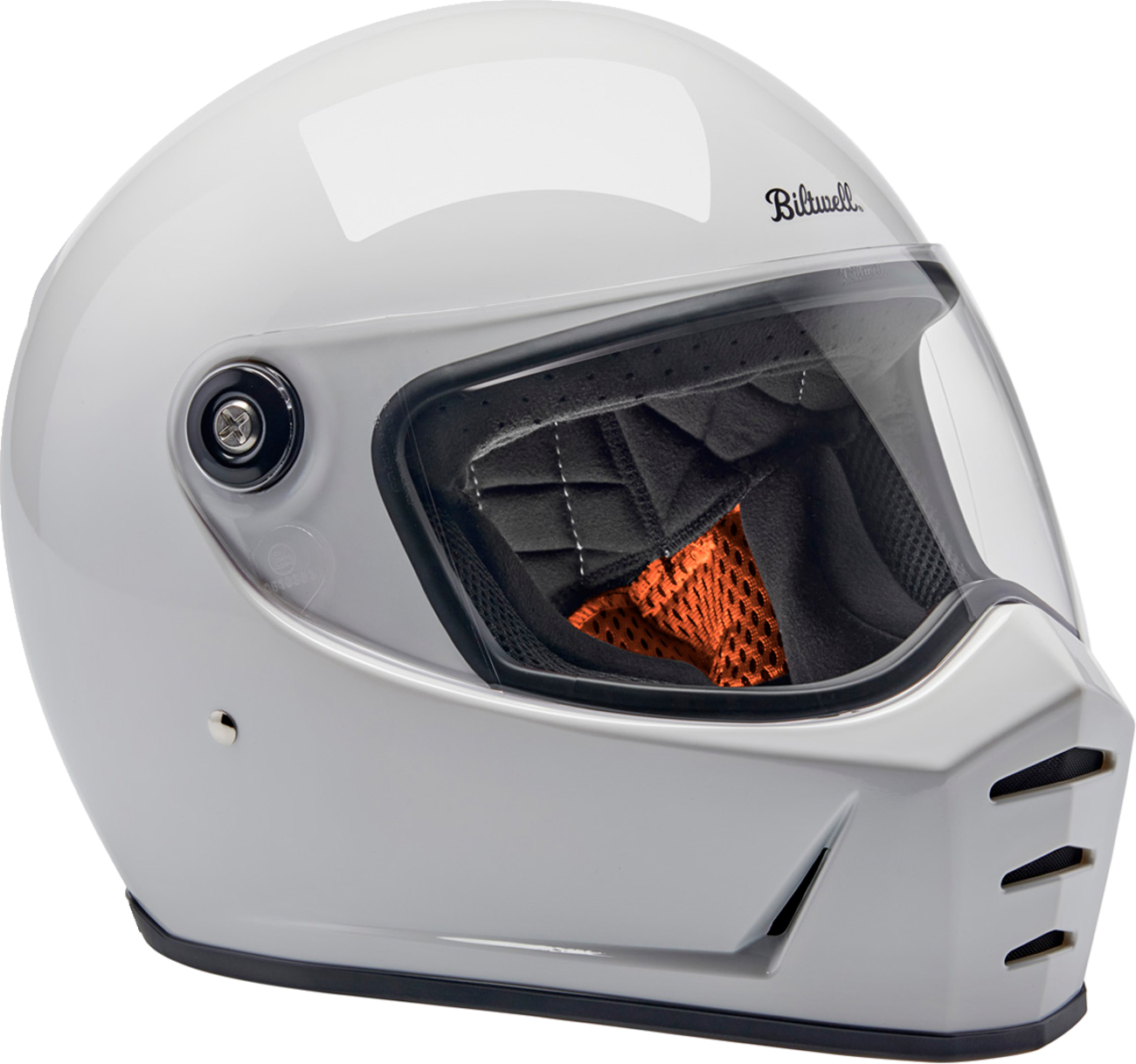 BILTWELL Lane Splitter Helmet - Gloss White - XL 1004-104-505