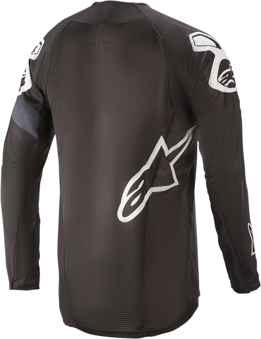 ALPINESTARS Techstar Long-Sleeve Jersey - Black/Gray - Large 1760220-104-LG