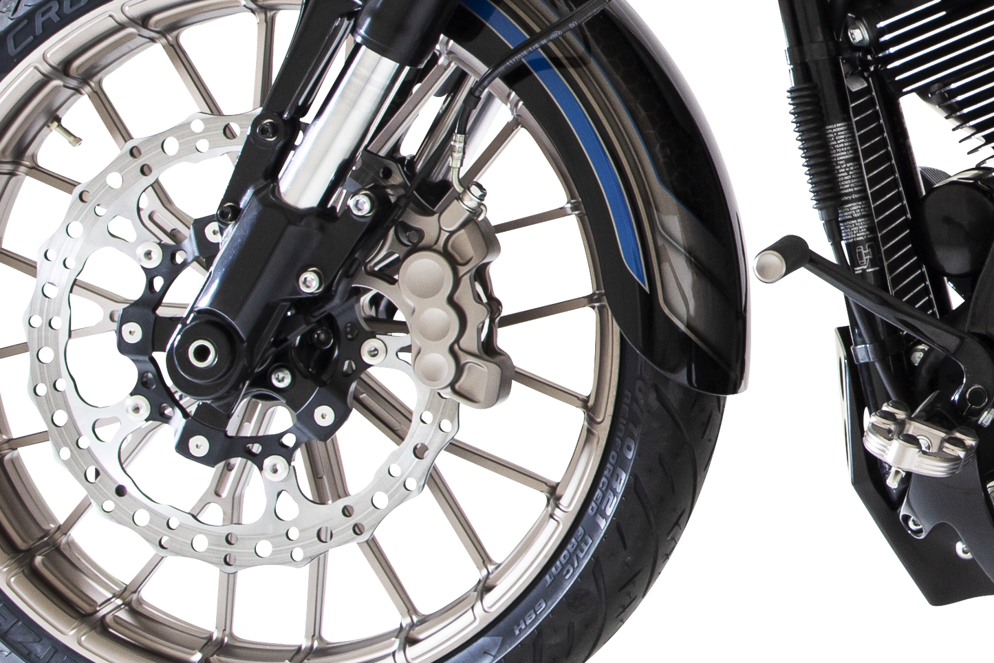 ARLEN NESS 6-Piston Caliper - 14" - Titanium 02-206