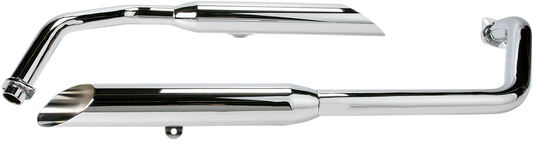 COBRA Classic Slashcut Exhaust - Chrome - Shadow Spirit 1374SC
