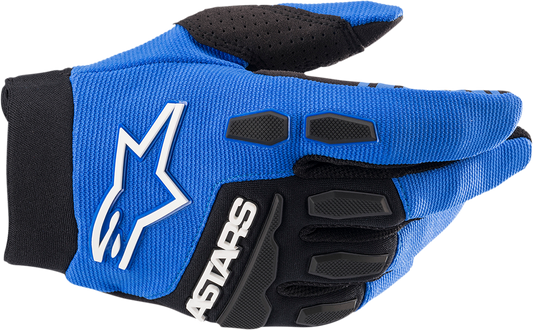 ALPINESTARS Youth Full Bore Gloves - Blue/Black - XS 3543622-713-XS