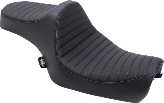 DRAG SPECIALTIES Predator III Seat - Classic Stitch - '04-'22 XL NO RUBBER BUMPERS 0804-0730