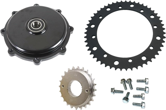 DRAG SPECIALTIES Conversion Sprocket Kit - Black 201407